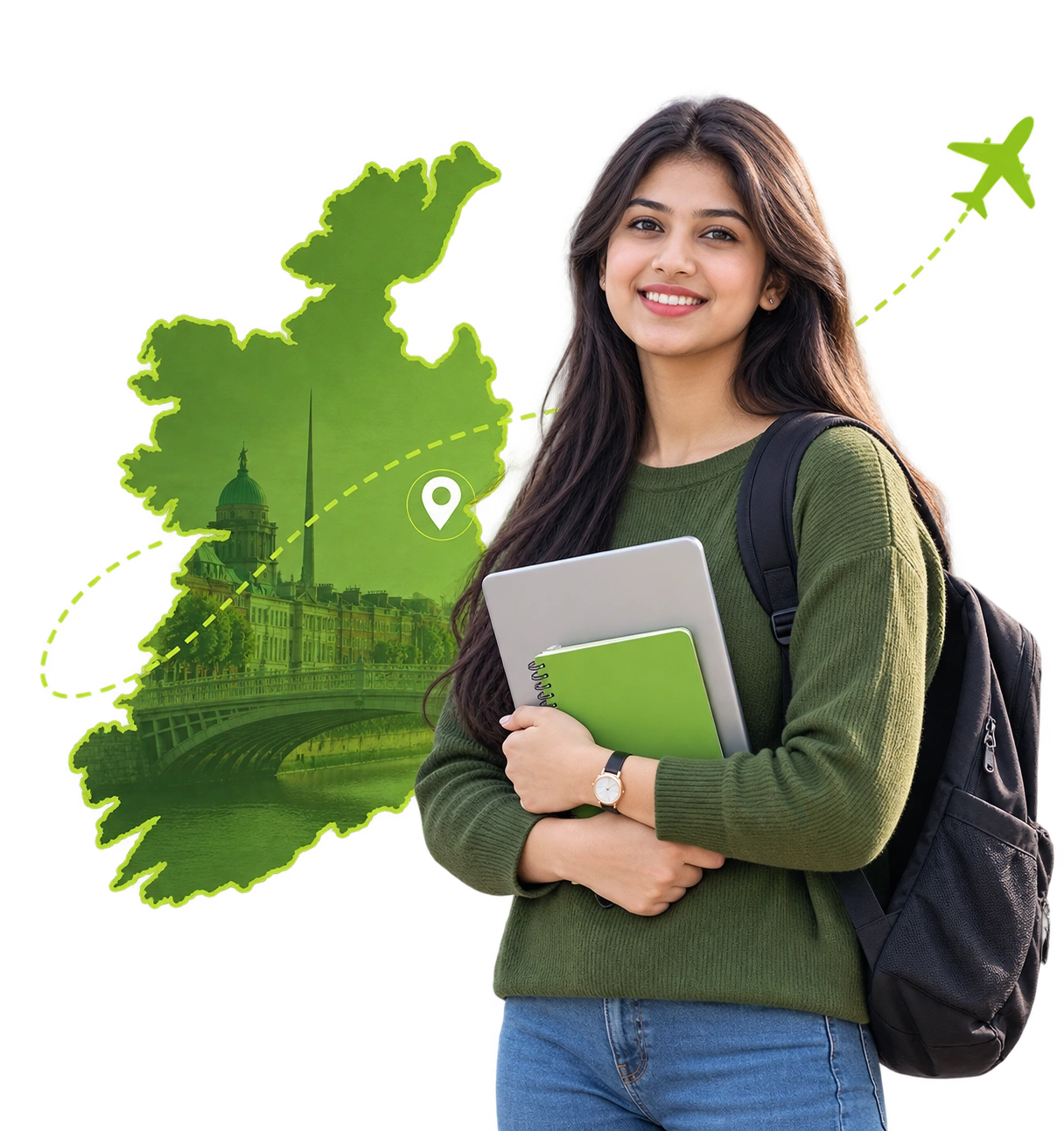 Student studying in Ireland