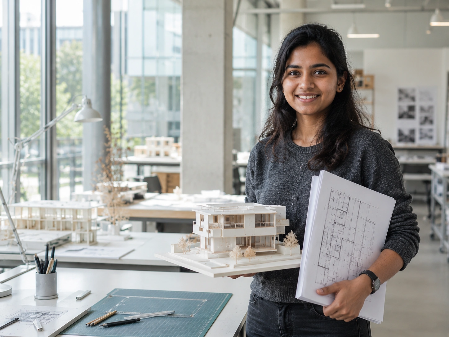 Postgraduate engineering student at a modern German technical university
